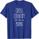 Cross Country Mom Proud XC Running Mama T-Shirt - T-Shirt | Royal