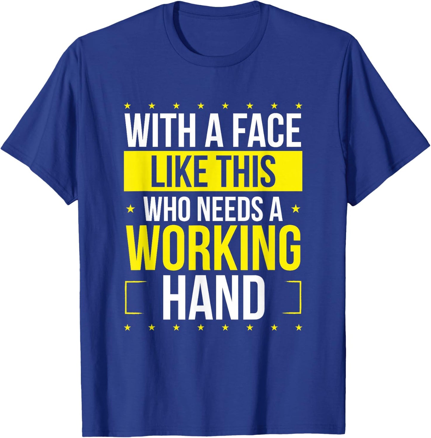 Broken Hand Survivor Funny Hand Broken Surgery Humor T-Shirt - T-Shirt | Royal
