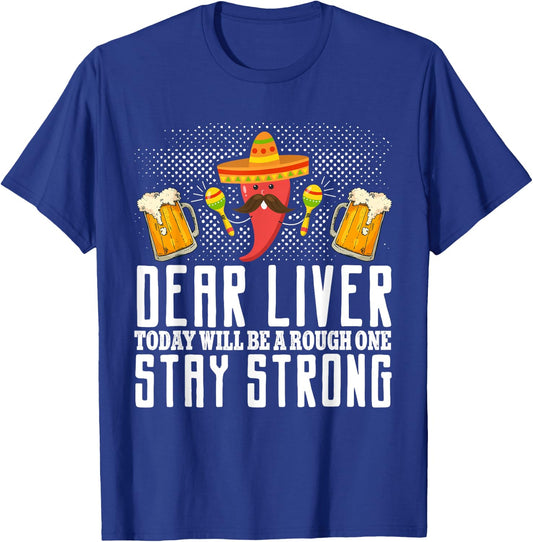 Cinco de Mayo Beer Sugar Skull Mexican Fiesta Drinking Party T-Shirt - T-Shirt | Royal