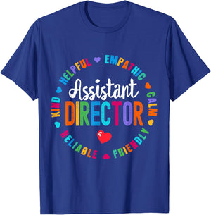 Assistant Director Appreciation Week healthcare workers T-Shirt - T-Shirt | Royal