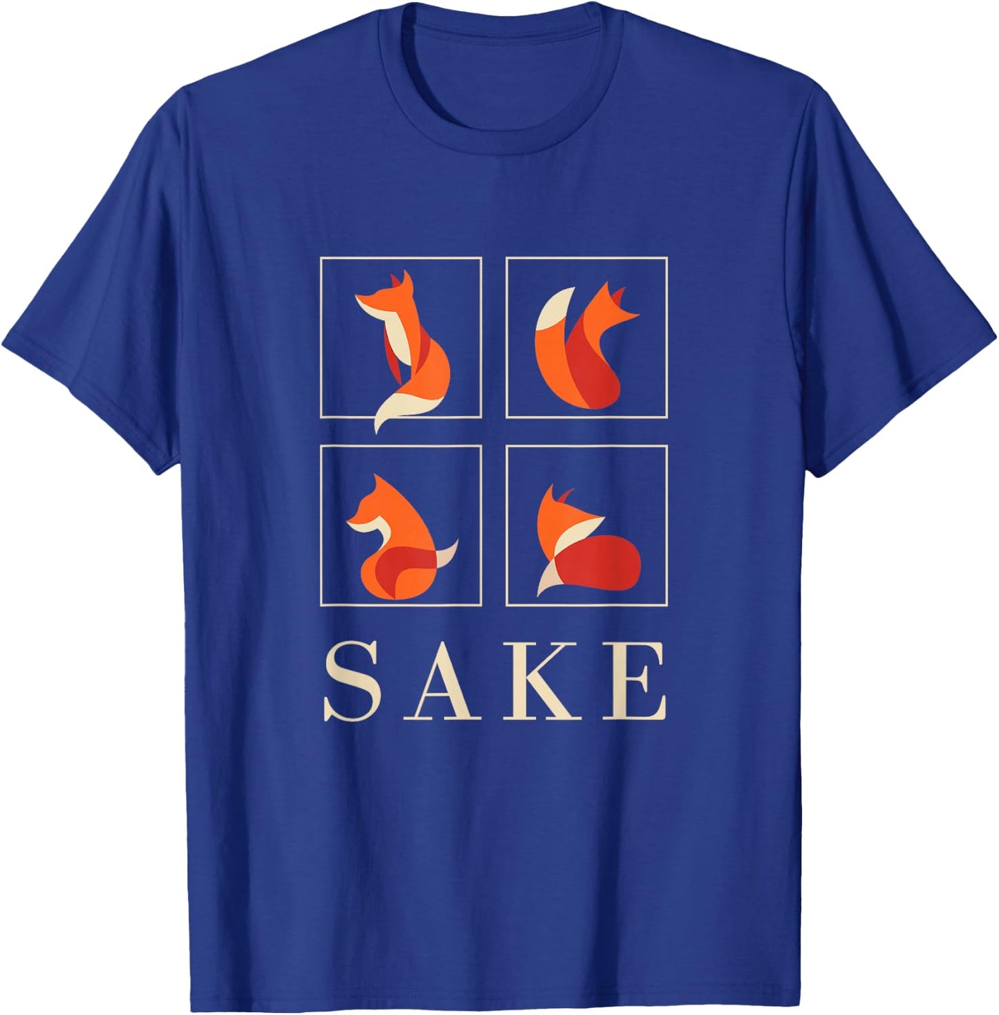 Oh For Fox Sake Funny Graphic or Women T-Shirt - T-Shirt | Royal