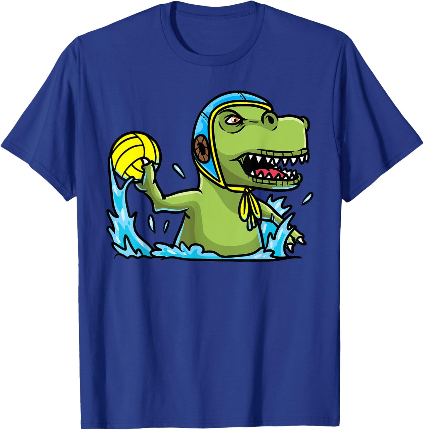 Kids Water Polo Swimming Sports Polo T-Shirt - T-Shirt | Royal