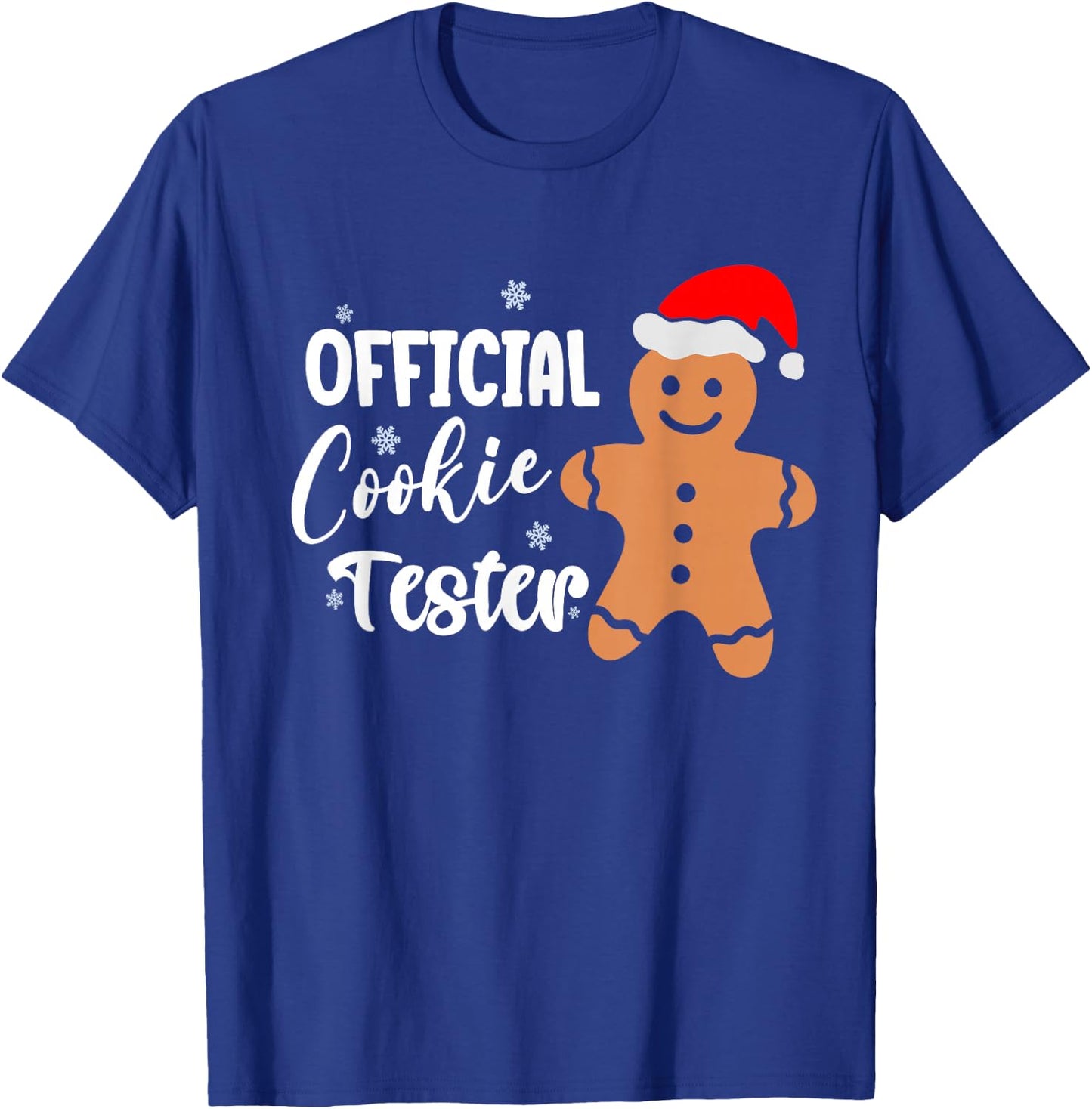 Official Cookie Tester - Christmas baking Men Women Children T-Shirt - T-Shirt | Royal