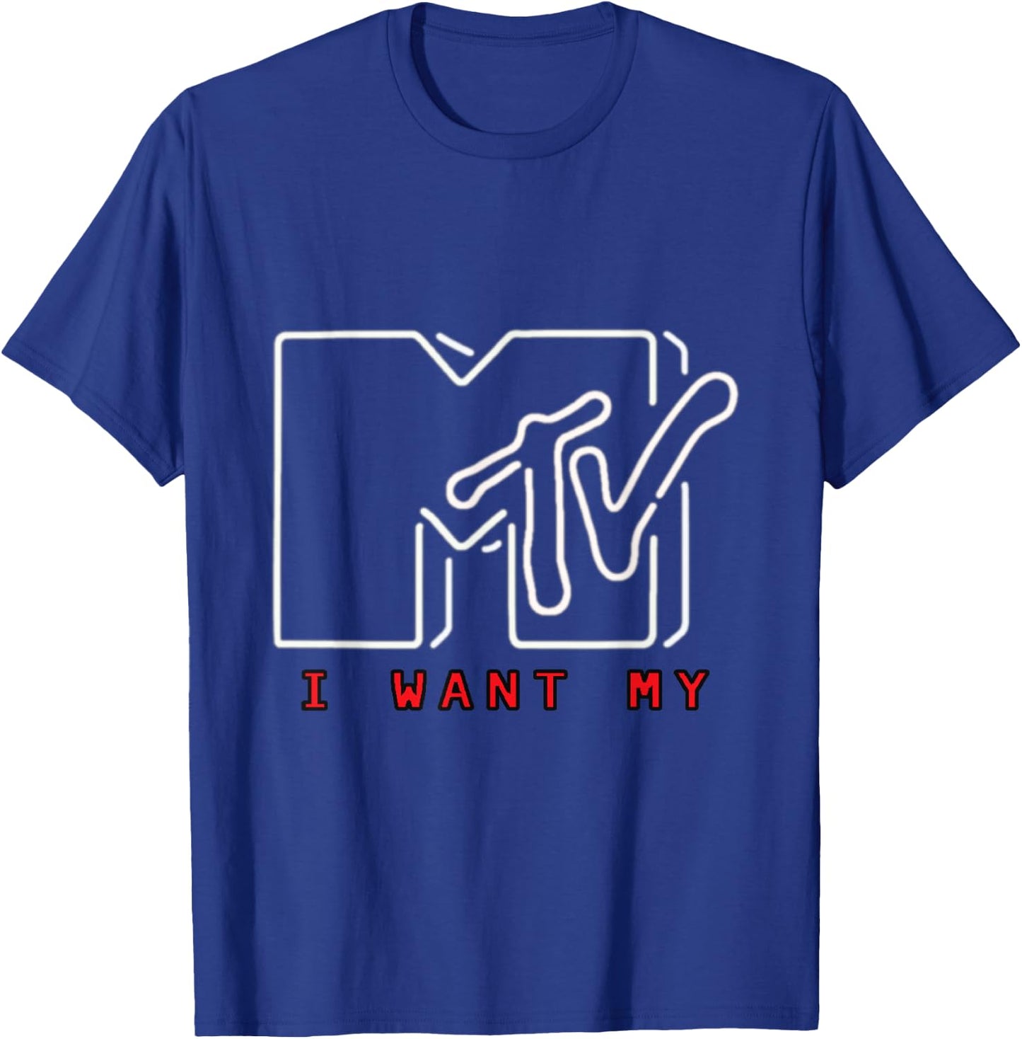 I Want My MTV Neon T-Shirt - T-Shirt | Royal