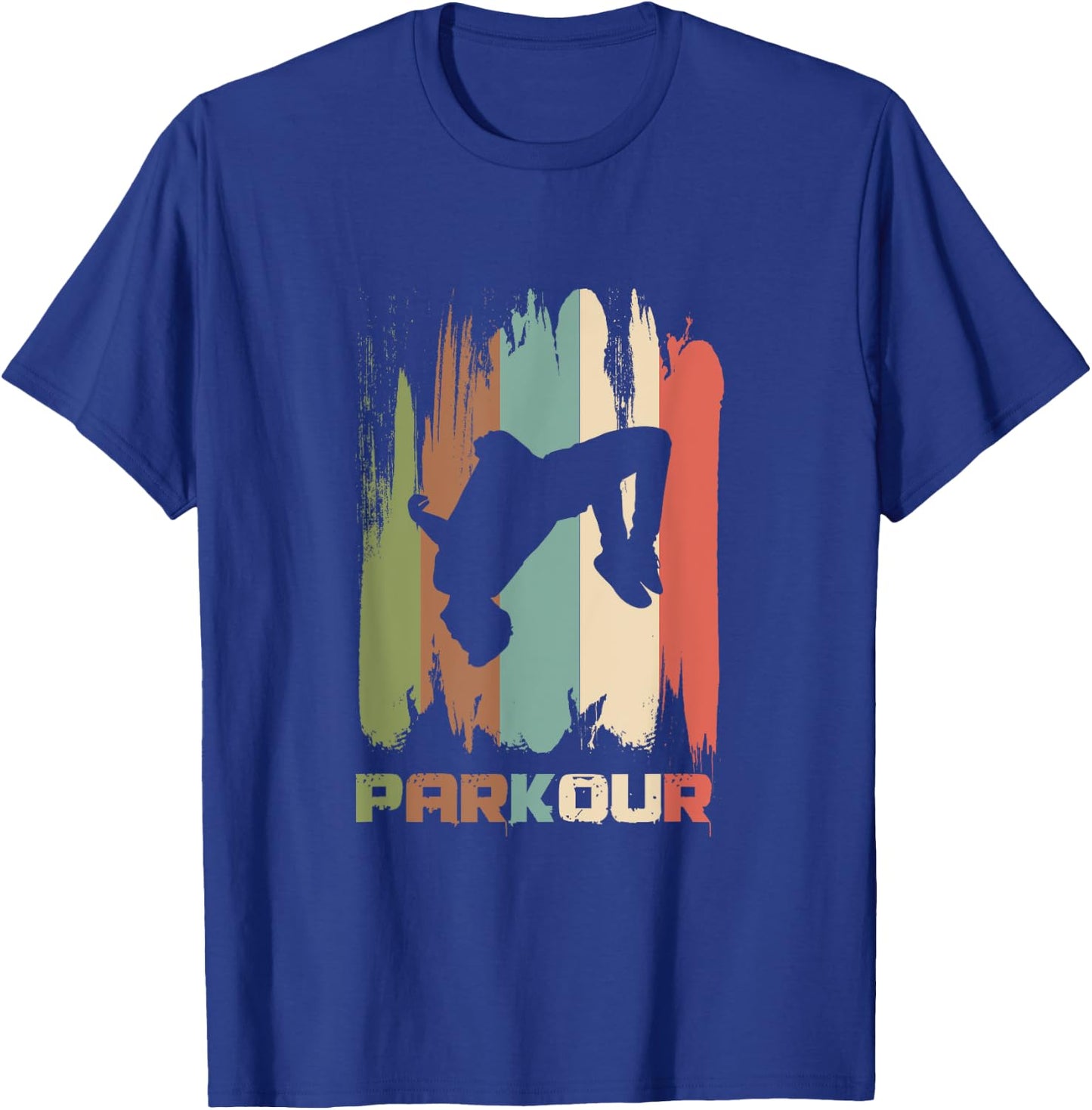 Vintage Parkour Freerunner Retro Rooftopping T-Shirt - T-Shirt | Royal