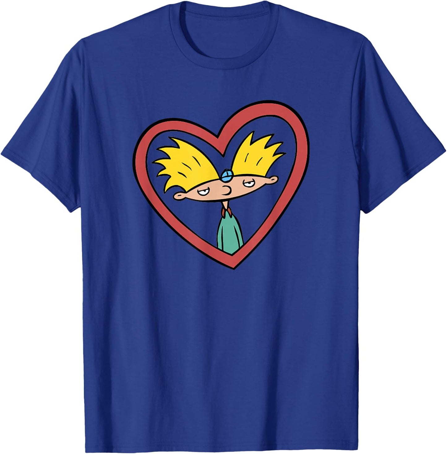 Hey Arnold! Red Heart Arnold T-Shirt - T-Shirt | Royal