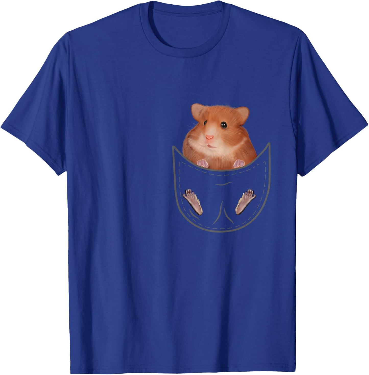 Kids Hamster Clothes Pocket Animal Outfit Gift Hamster T-Shirt - T-Shirt | Royal