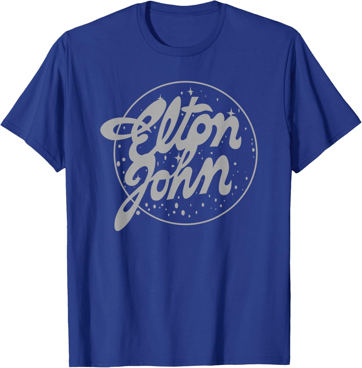 Elton John Official Vintage Tour Logo T-Shirt - T-Shirt | Royal