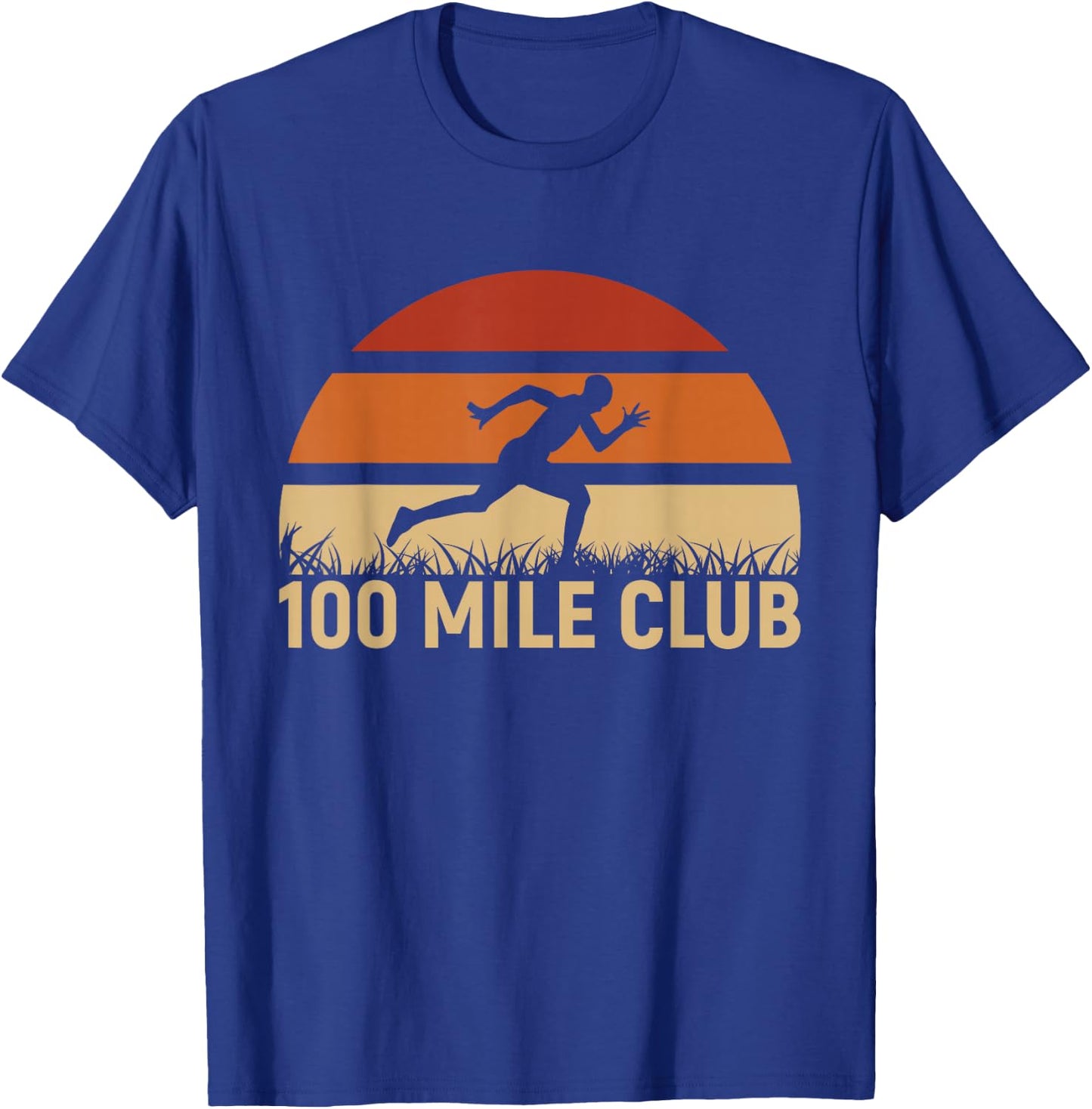 100 Mile Club Ultra Running Ultra Marathon Runner T-Shirt - T-Shirt | Royal