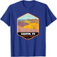 Santa Fe National Forest New Mexico Badge T-Shirt - T-Shirt | Royal