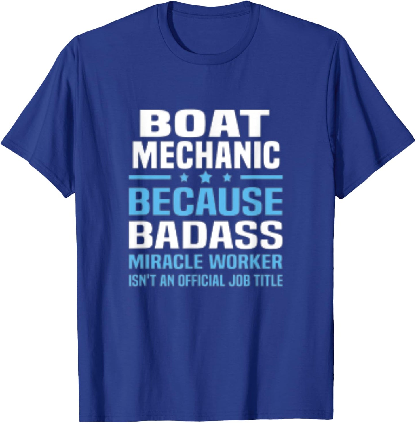 Boat Mechanic T-Shirt - T-Shirt | Royal