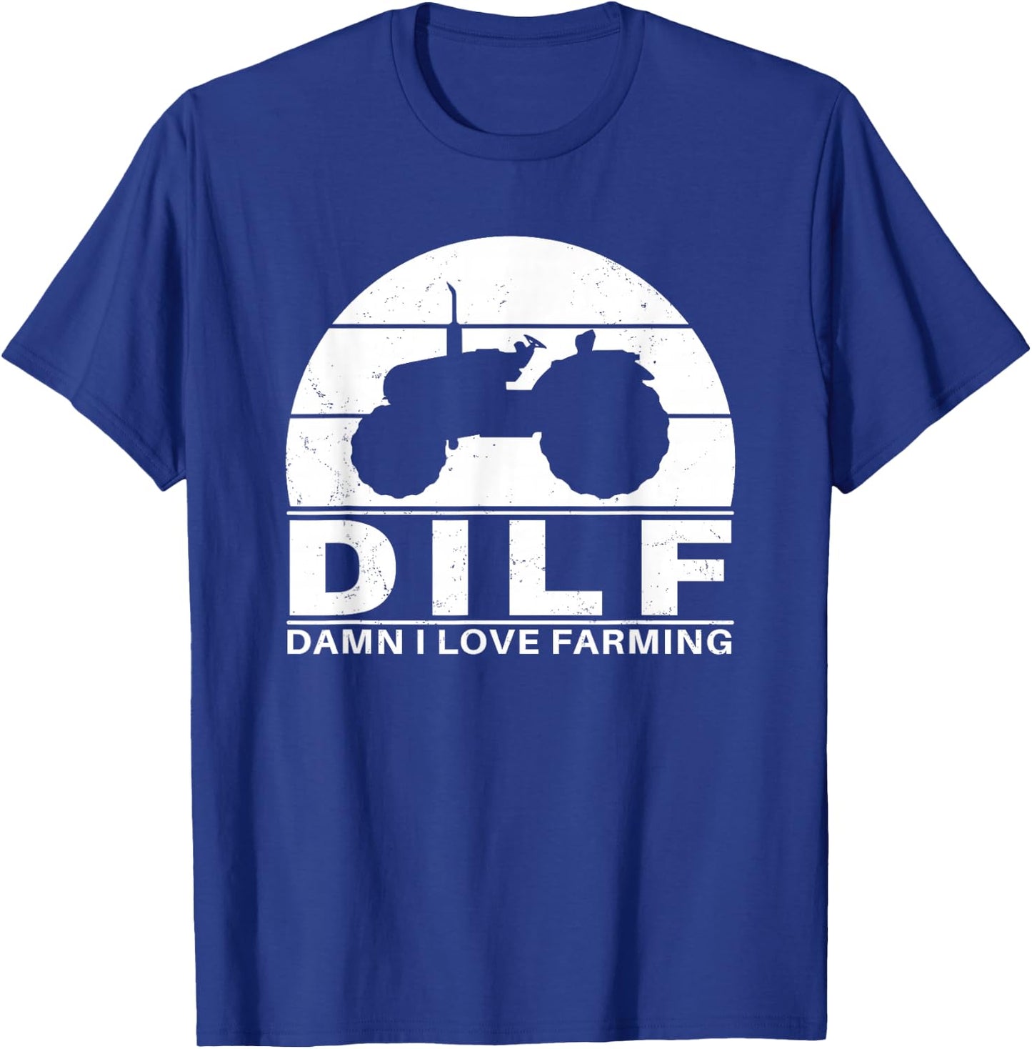 Damn I love Farming T-Shirt - T-Shirt | Royal