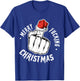 Merry Fucking Christmas Inappropriate Men Adult Funny Xmas T-Shirt - T-Shirt | Royal