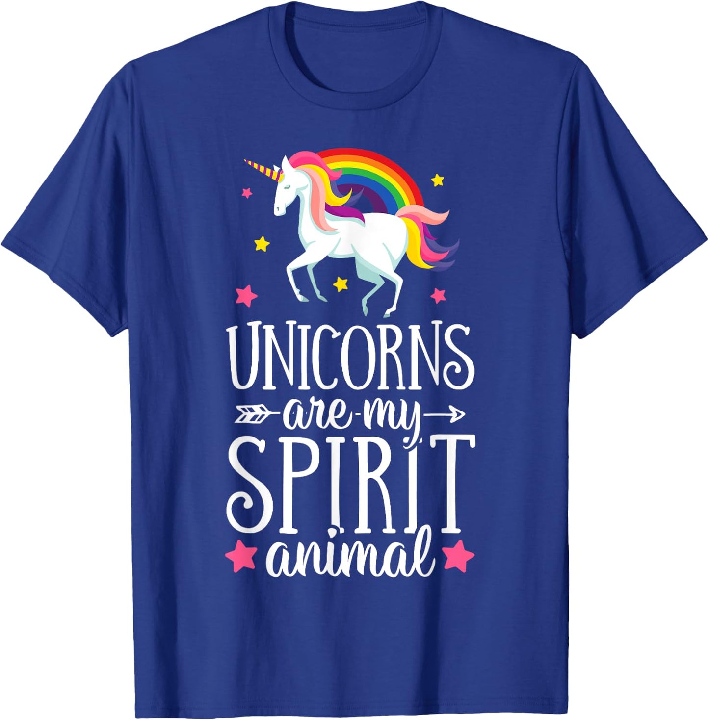 Unicorns Are My Spirit Animal T shirt Unicorn Girls Women T-Shirt - T-Shirt | Royal