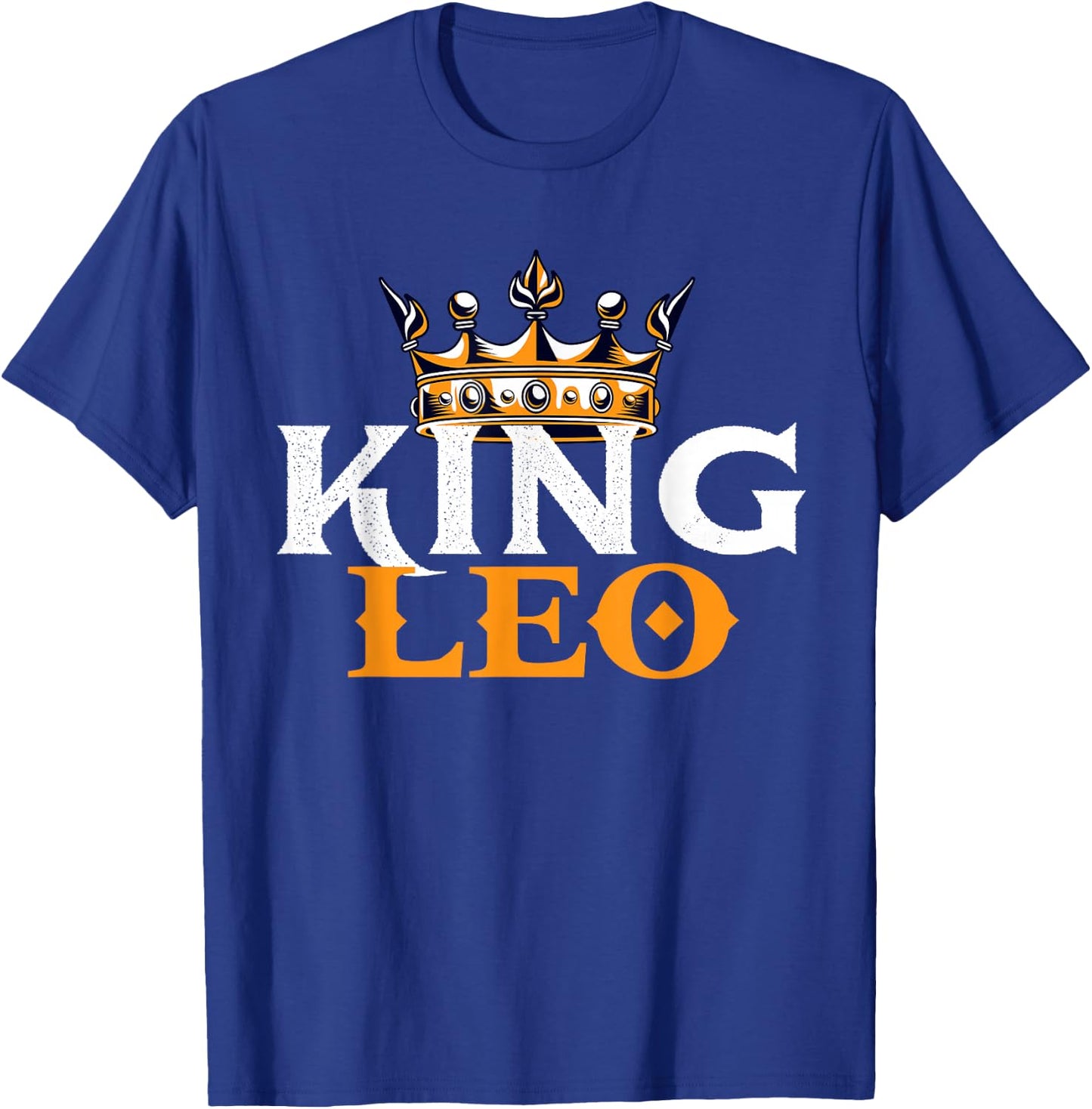 King Leo - Birthday Zodiac Sign Astrology Horoscope T-Shirt - T-Shirt | Royal