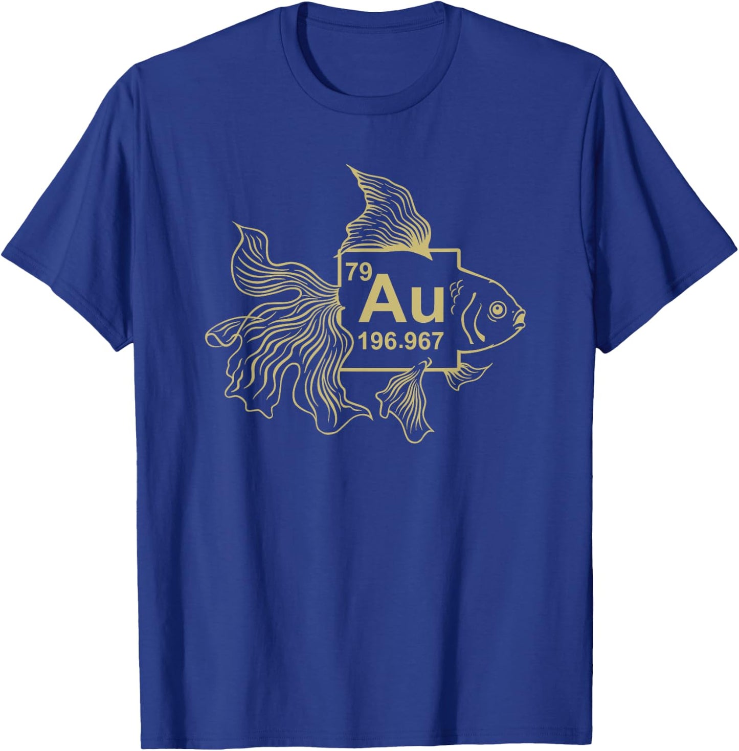 Goldfish Shirt - Gold fish shirt - AU Chemistry Science T-Shirt - T-Shirt | Royal