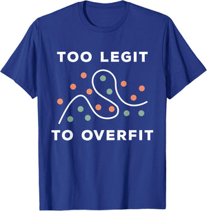 Artificial Intelligence Overfitting - Data Preprocessing T-Shirt - T-Shirt | Royal