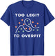Artificial Intelligence Overfitting - Data Preprocessing T-Shirt - T-Shirt | Royal