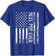 Best Pop Ever Vintage American US Flag Father's Day T-Shirt - T-Shirt | Royal