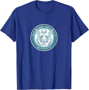 National Security Agency NSA Spy Data Eagle SIGINT T-Shirt - T-Shirt | Royal