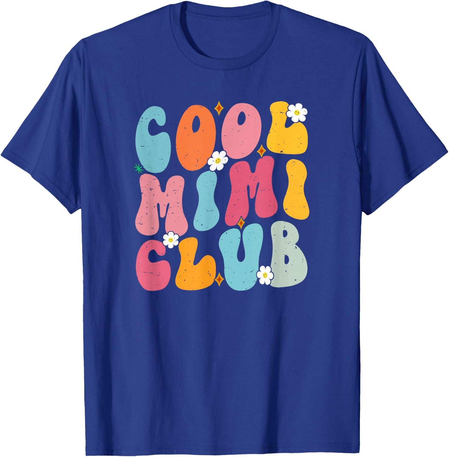 Cool Mimi Club Mother's Day Groovy Retro Best Mom Ever T-Shirt - T-Shirt | Royal
