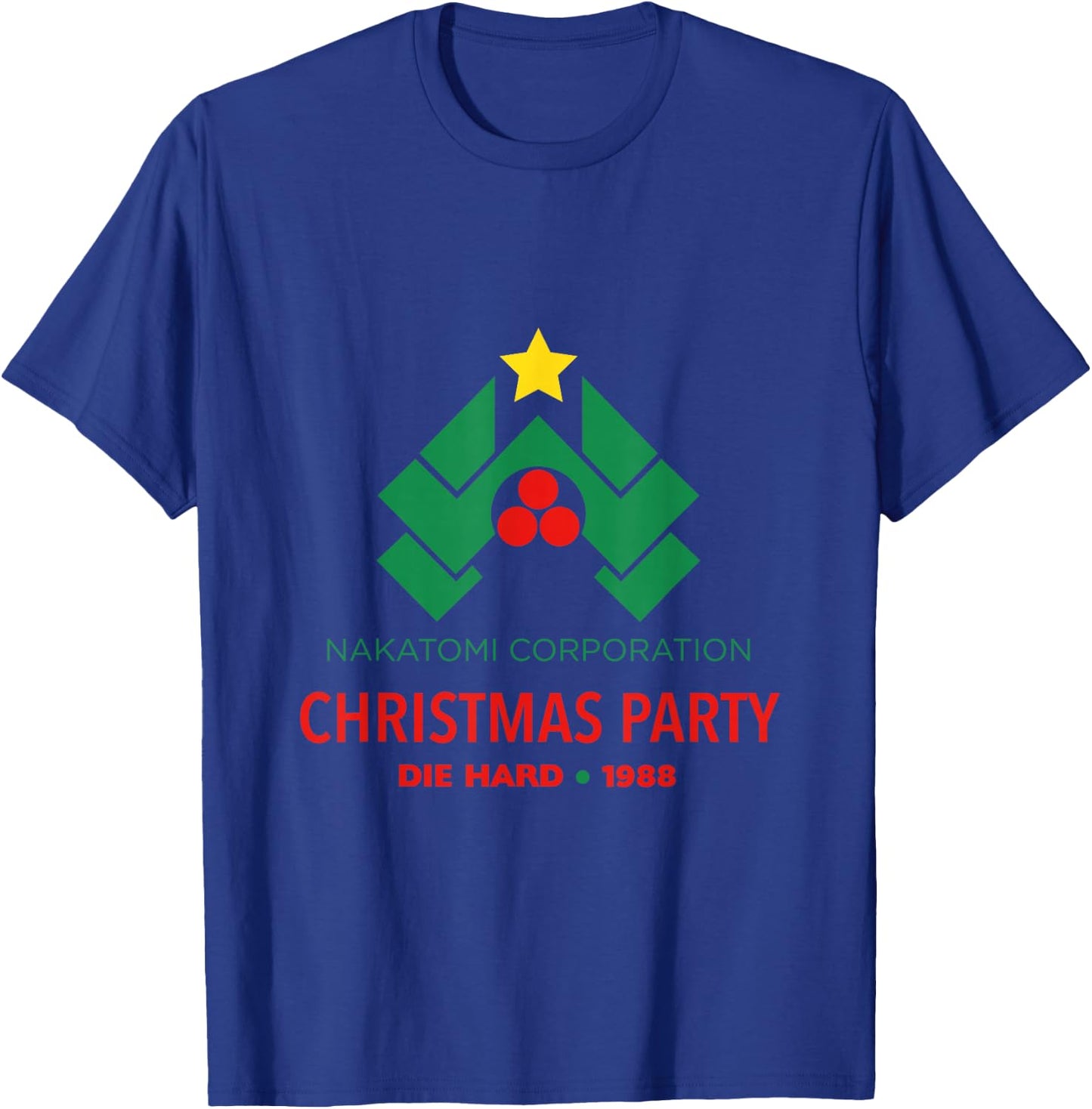 The Hard Nakatomi Corporation Christmas Party 1988 T-Shirt - T-Shirt | Royal