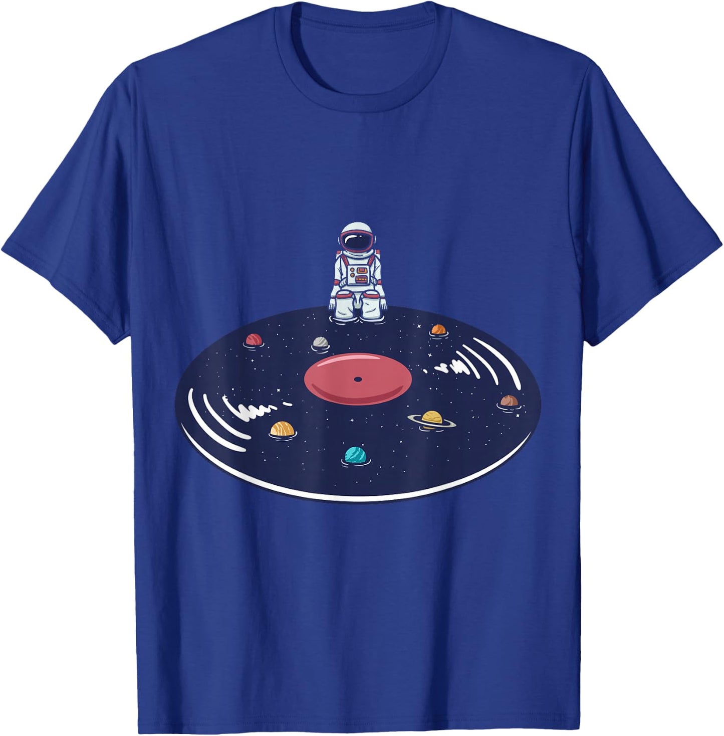 Music Lover Astronaut Space Science Composer Songwriter T-Shirt - T-Shirt | Royal