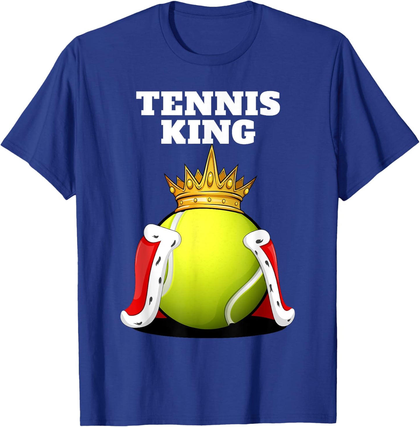 Tennis King | Boys Tennis Player Shirt | Tennis T-Shirt - T-Shirt | Royal