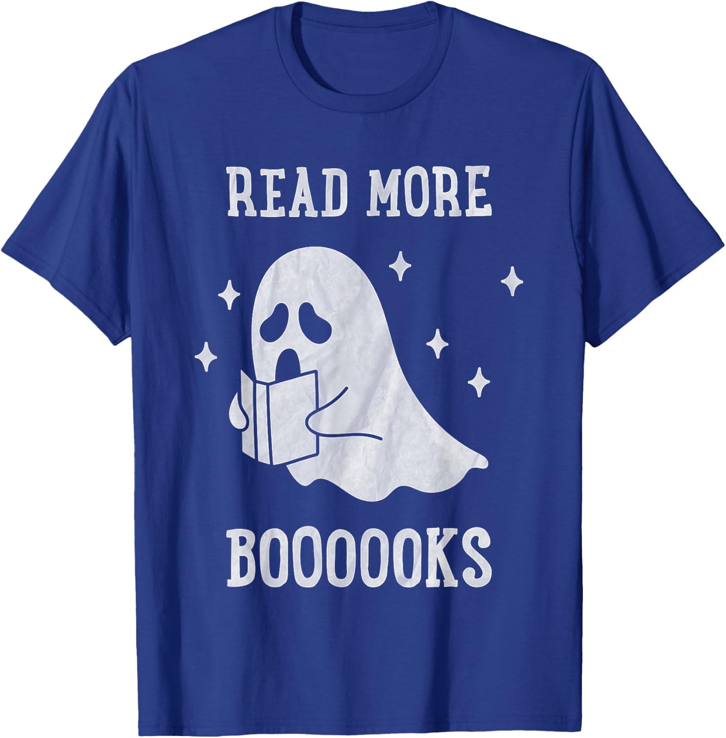 Read more boooooks Cute Ghost Read more boooooks Halloween T-Shirt - T-Shirt | Royal