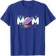 Mom Of The Birthday Boy Space Astronaut Birthday Family T-Shirt - T-Shirt | Royal