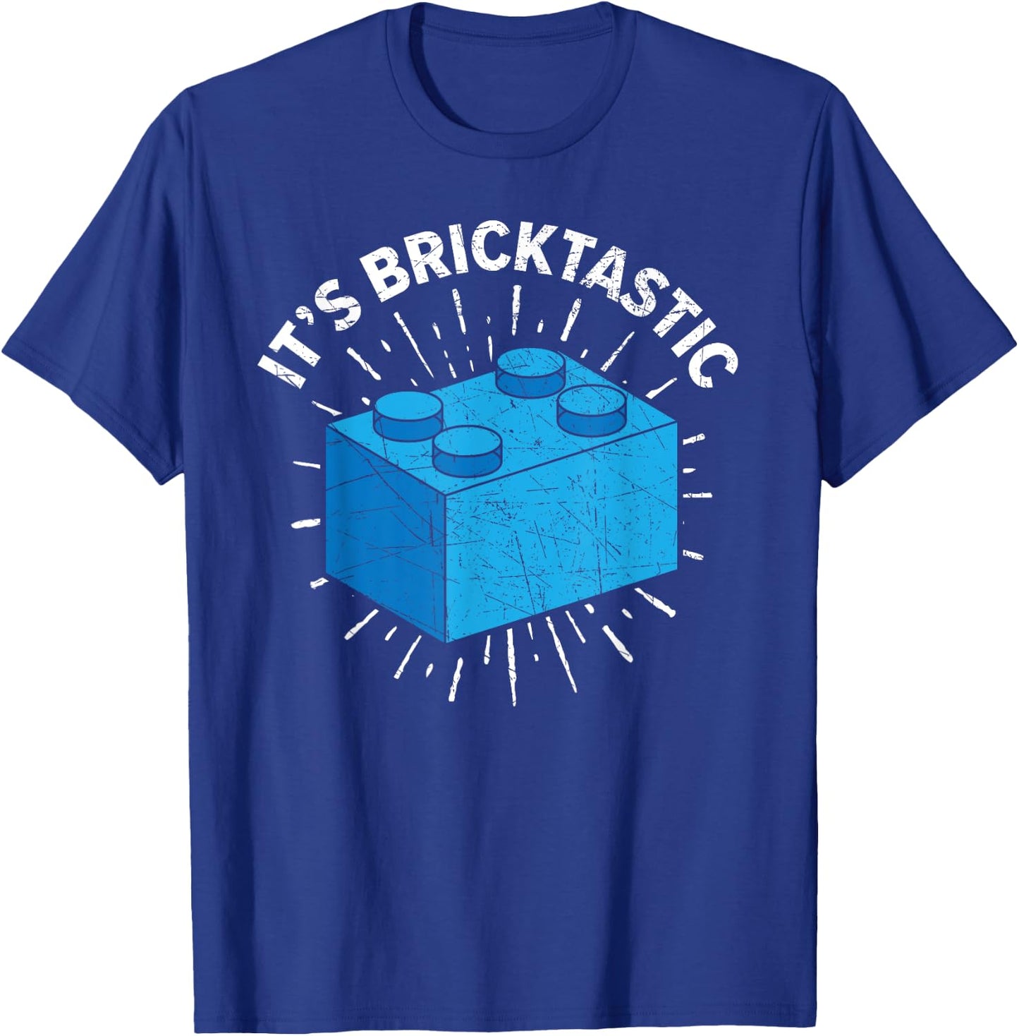 It's Bricktastic Master Builder Bricks Building Blocks T-Shirt - T-Shirt | Royal