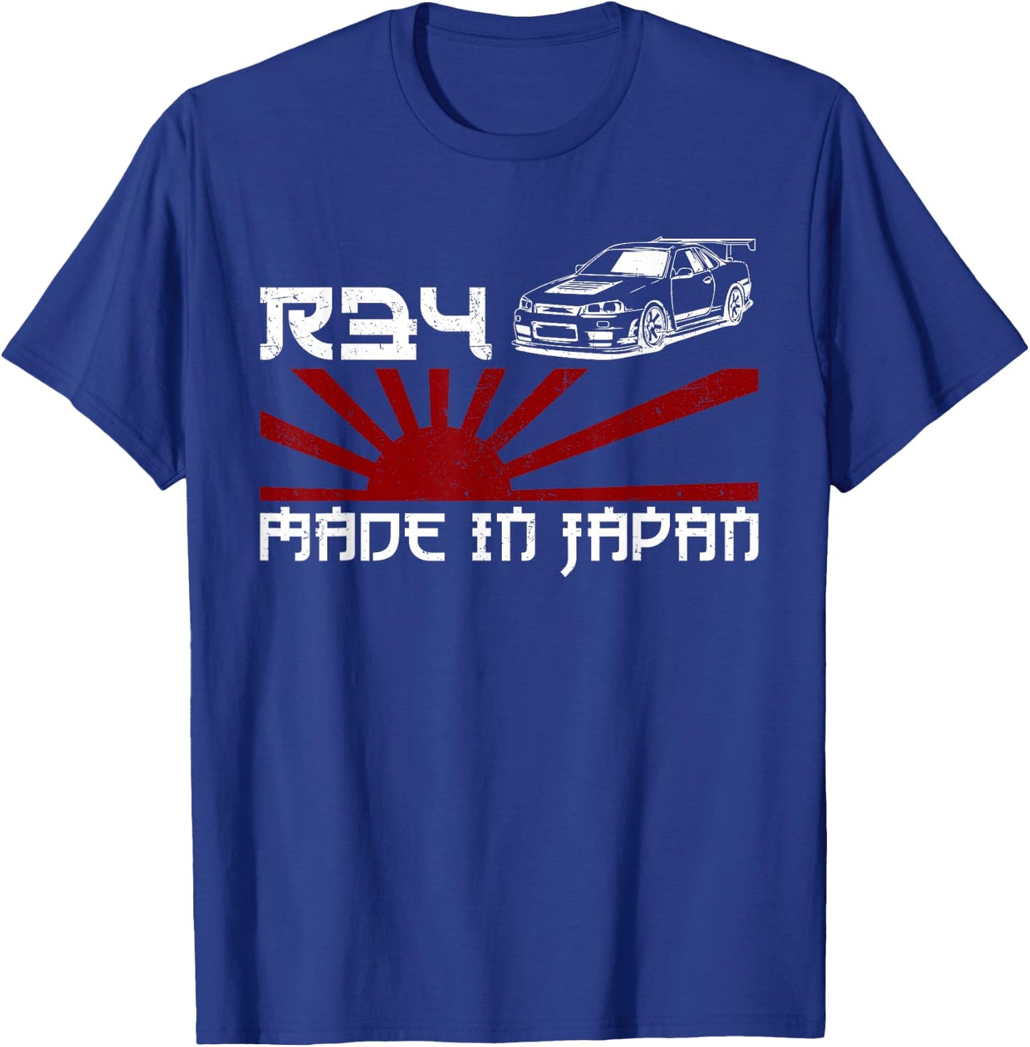 JDM Japan Motorsport tuning car 90s T-Shirt - T-Shirt | Royal