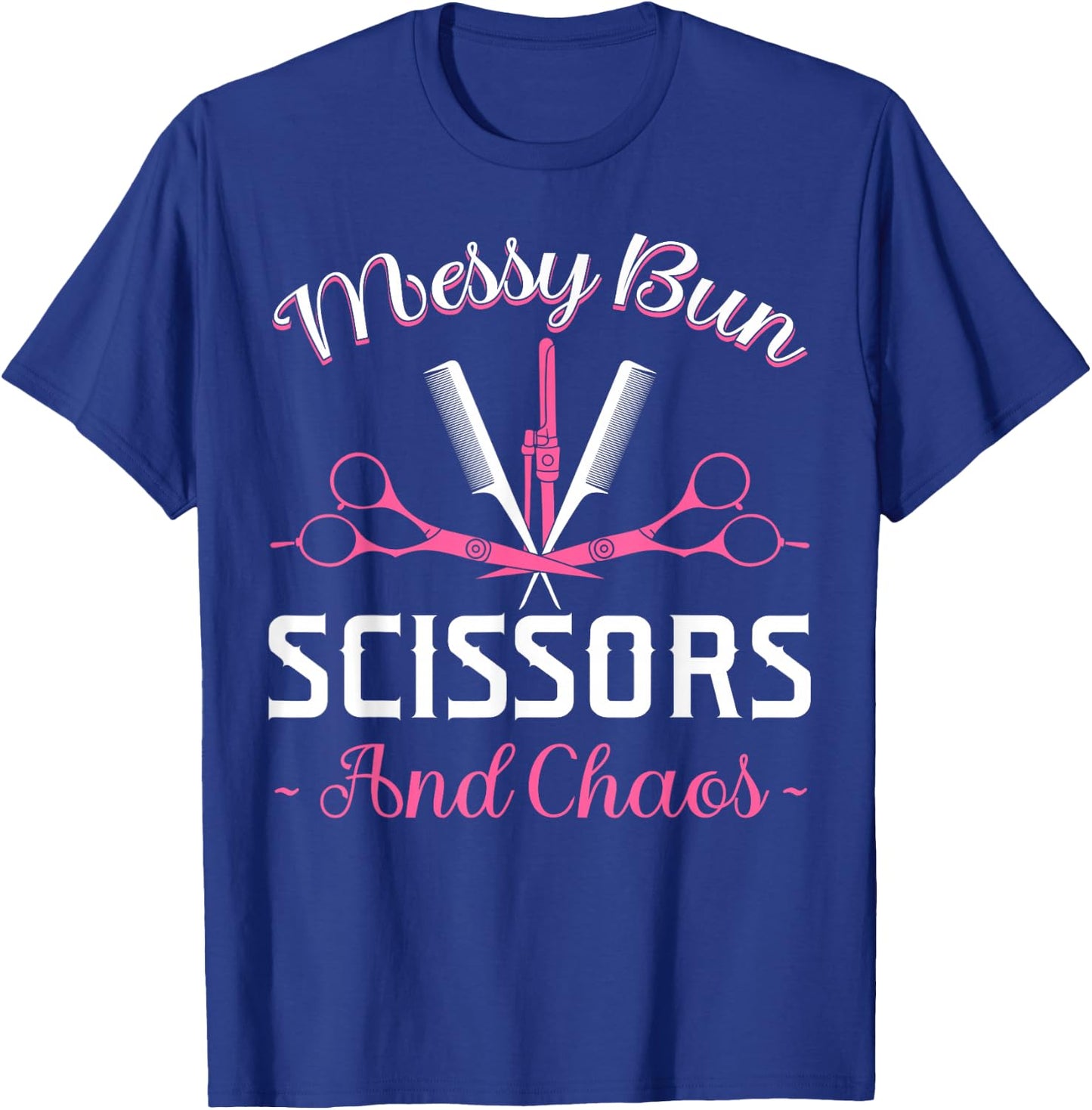 Hairdresser Hairstyling Hairstylists Hairdressing Beautician T-Shirt - T-Shirt | Royal