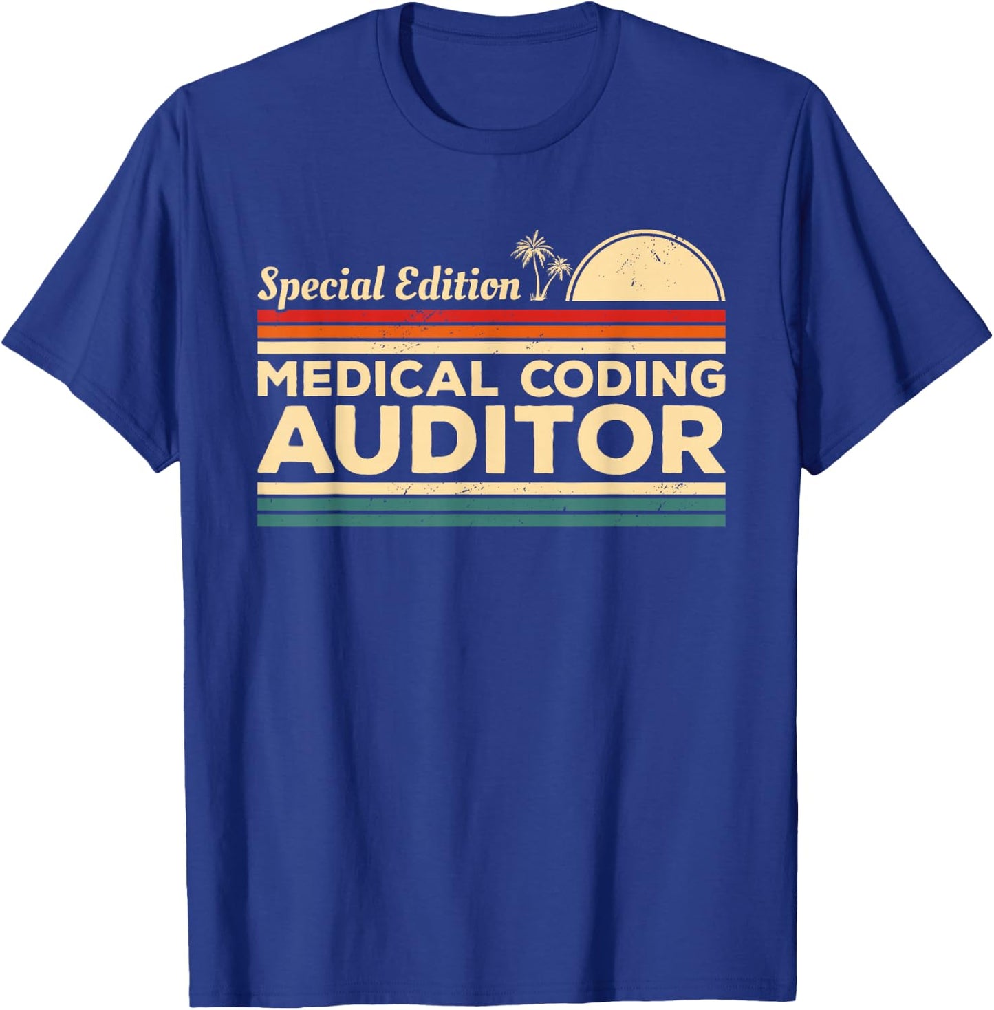 Vintage Special Edition Medical Coding Auditor T-Shirt - T-Shirt | Royal
