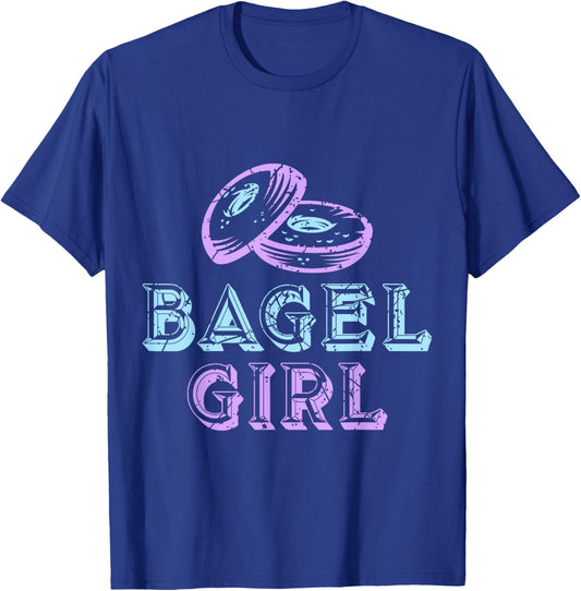 Bagel Girl Funny Bagel Lover Costume Gift T-Shirt - T-Shirt | Royal