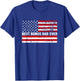 Best Bonus Dad Ever American Flag vintage T-Shirt - T-Shirt | Royal