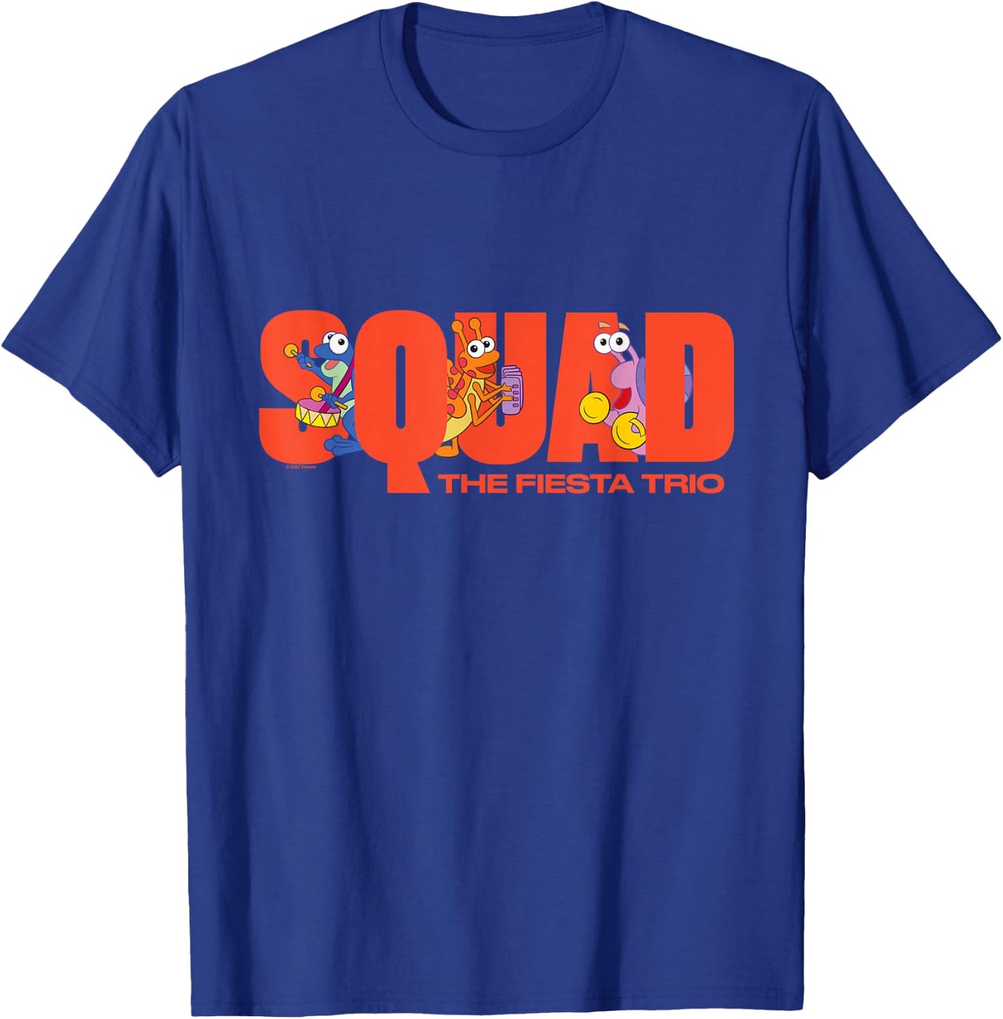 Dora The Explorer Squad, The Fiesta Trio T-Shirt - T-Shirt | Royal