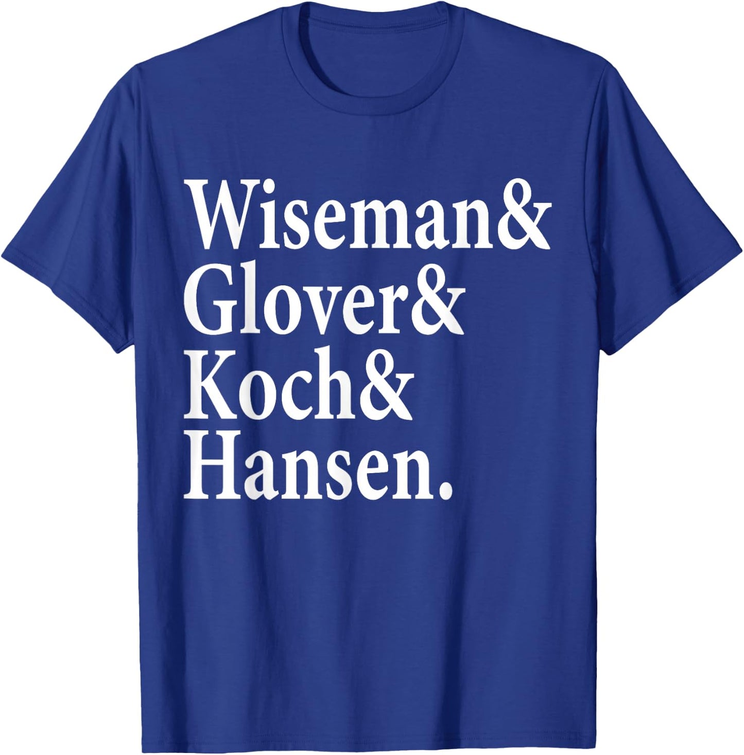 Wiseman Glover Koch Hansen Going to The Moon T-Shirt - T-Shirt | Royal