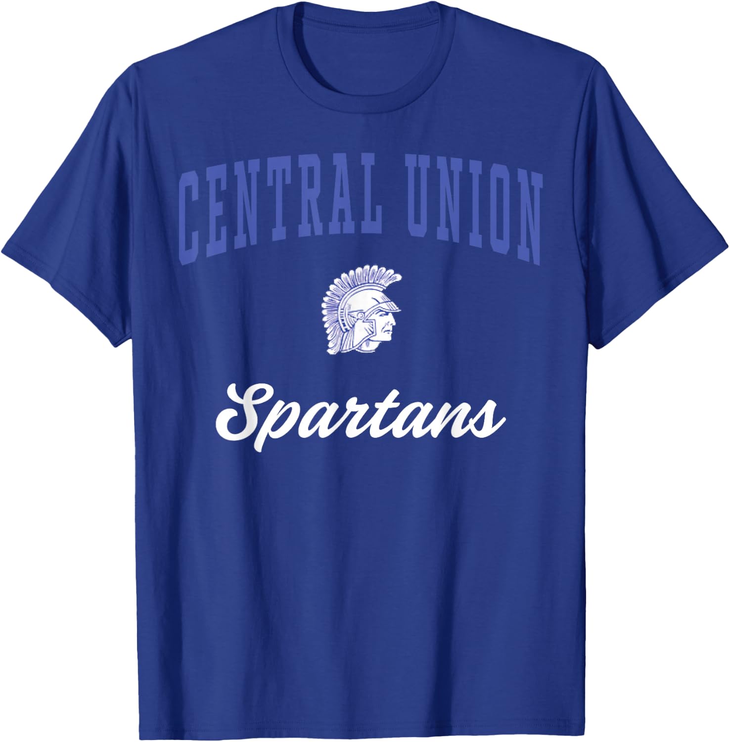 Central Union High School Spartans C3 T-Shirt - T-Shirt | Royal