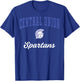 Central Union High School Spartans C3 T-Shirt - T-Shirt | Royal