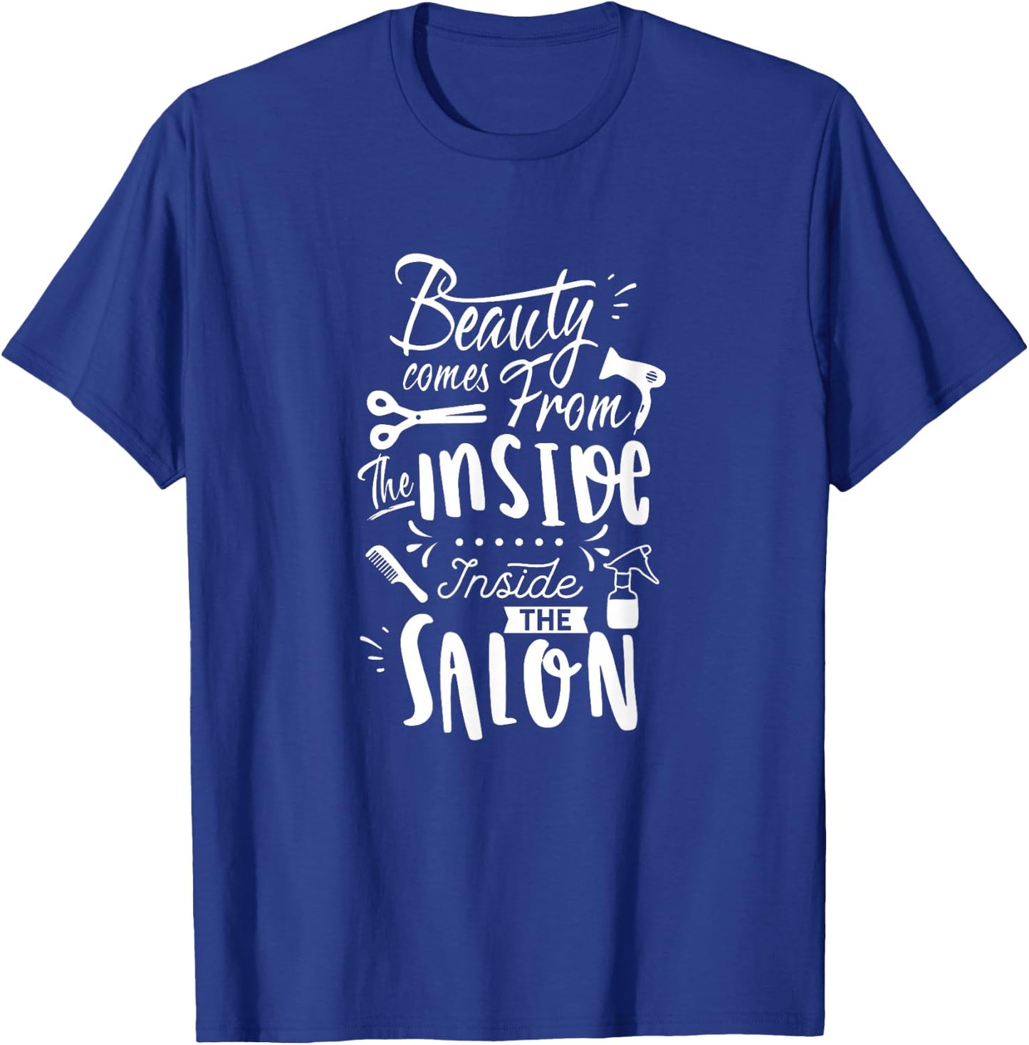 Hair Salon Team Haircutter Barber Hairstylist Hairdresser T-Shirt - T-Shirt | Royal