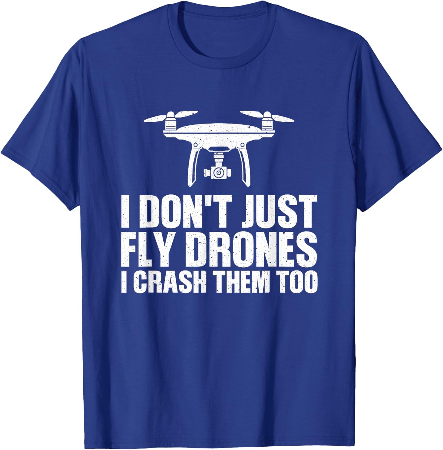 Funny Drone Art Women Boys Drone Racing Drone Pilot T-Shirt - T-Shirt | Royal