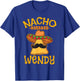 Nacho Average Wendy Personalized Name Funny Taco T-Shirt - T-Shirt | Royal