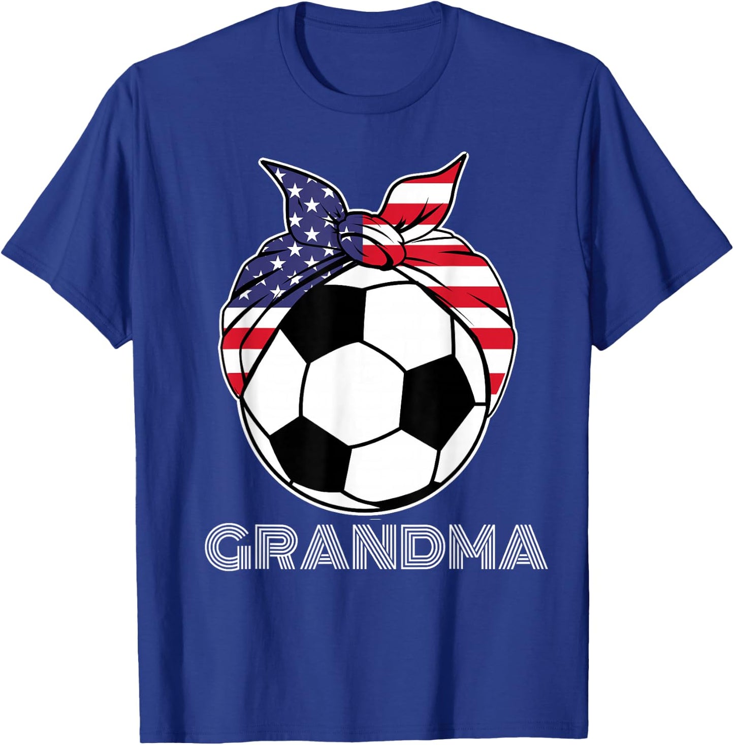 Grandma Gear Nana Grammy Nanny Mamaw Soccer Grandmother T-Shirt - T-Shirt | Royal