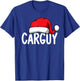 Carguy Car Guy Auto Mechanic Enthusiast Salesman Santa Xmas T-Shirt - T-Shirt | Royal