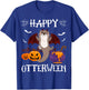Happy Otterween Halloween Otter Lover Funny T-Shirt - T-Shirt | Royal