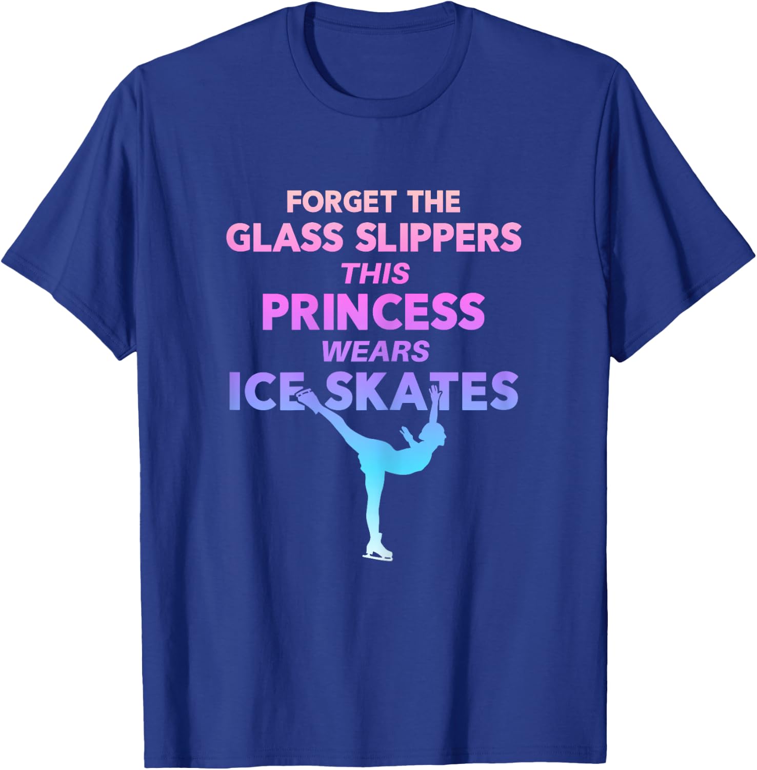 Figure Skating Shirt For Girls Teens and Women T-Shirt - T-Shirt | Royal