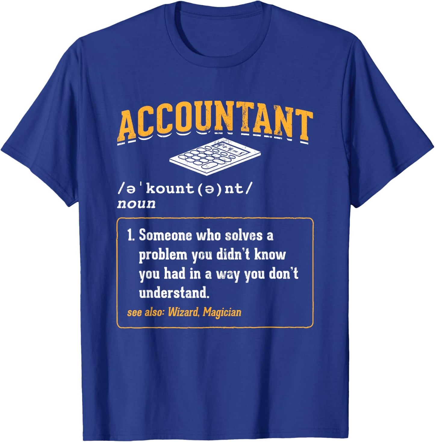 Accounting Office Accountant - Men-Adults - Black - Small - Short Sleeve - Modern - Humor - Office T-Shirt - T-Shirt | Royal