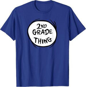 Dr. Seuss 2nd Grade Thing T-Shirt - T-Shirt | Royal