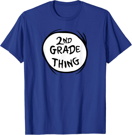 Dr. Seuss 2nd Grade Thing T-Shirt - T-Shirt | Royal